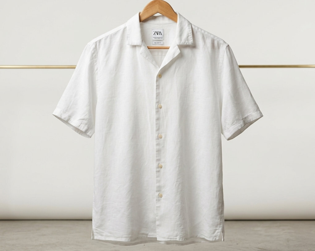 Camisa de linho 100%